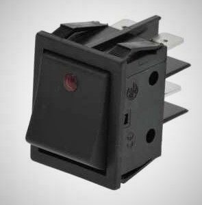 INTERRUPTOR BIPOLAR PILOTO ROJO 250V